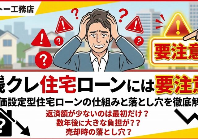 「残クレ住宅ローン」の5つの怖い真実