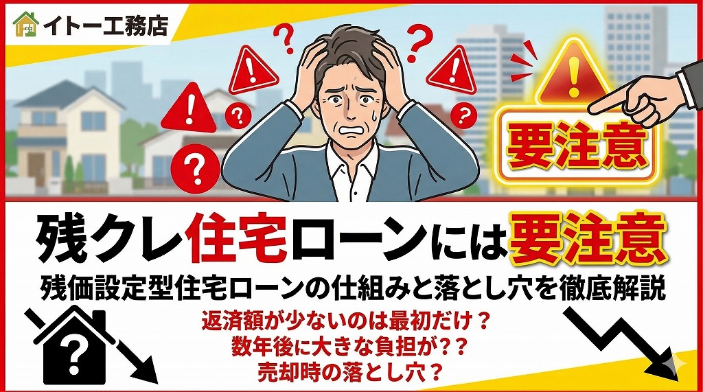「残クレ住宅ローン」の5つの怖い真実